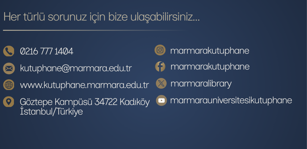 İletişim için telefon numarası, mail ve site adresi belirtilmiştir.